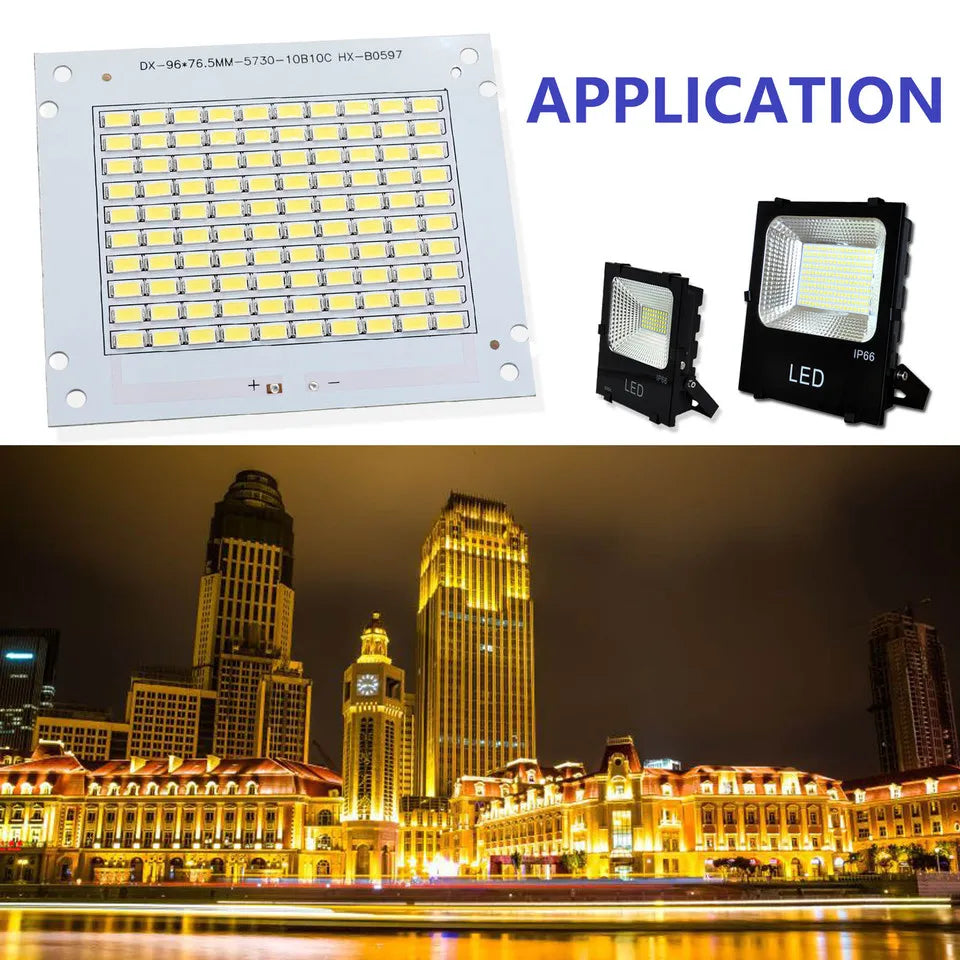 50W LED SMD 5730 Chip Epistar PCB DC30-32V 1450mA LED COB Beads LED Floodlight Outdoor Lighting Spotlight