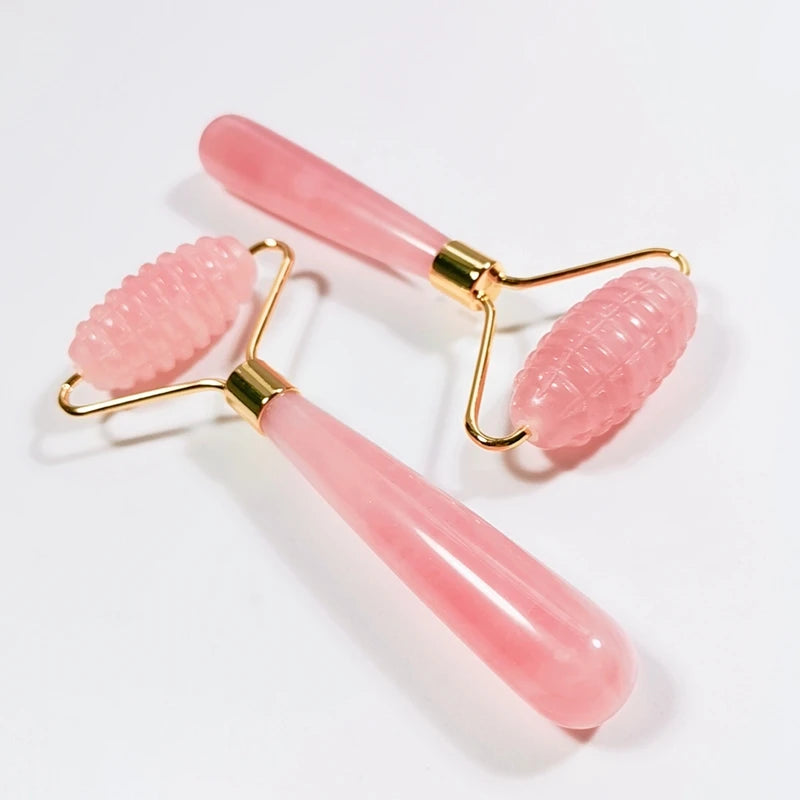 DIY Cheap Factory Price Bulk Pink And Gua Sha Set With Jade For Face Mini Rose Quartz Roller