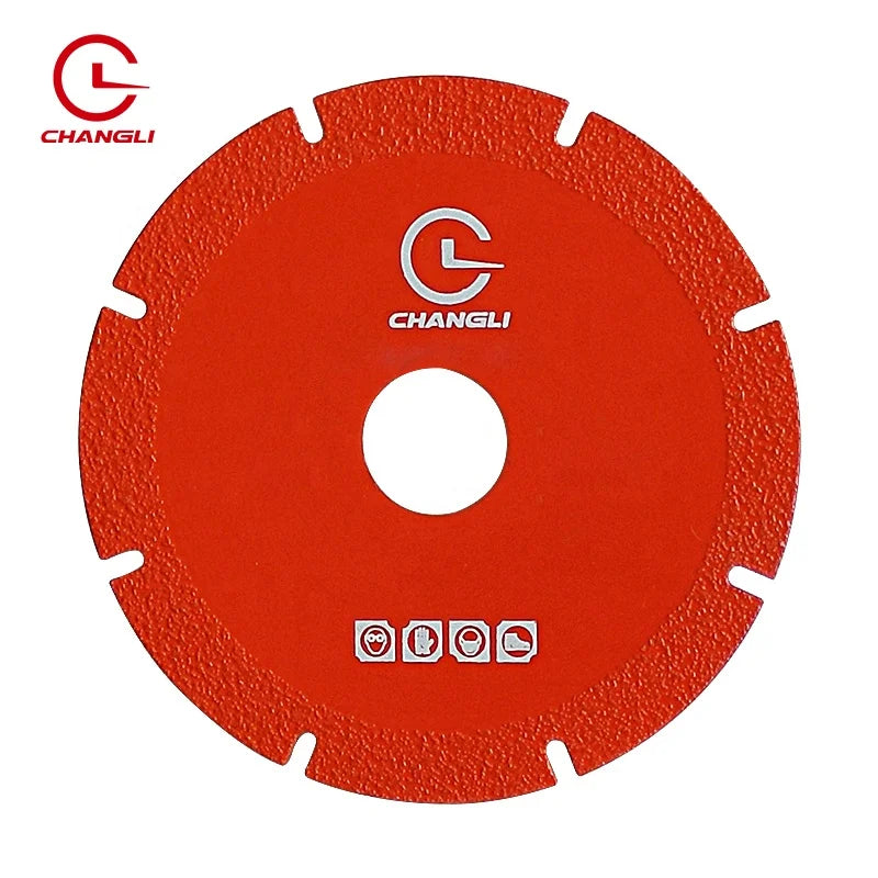 Hot Sale Industrial Customized Size 100mm 4Inch Hot Press Multi Turbo Diamond Circular Saw Blade Iron Cutting Steel Marble