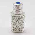 Arabian Metal 3ml Unique Arabic Style Metal Essential Oil Attar Perfume Glass Bottles With Glass Stick