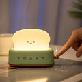 Upgraded Creative Toast Table  Lamp Desk USB LED Christmas Night Light for Children Room
