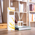 Custom Luxury Reed Diffuser Set Packaging Box Reed Diffuser Sticks Glass Bottle Rattan Sticks Reed Diffuser Bottle with Stopper