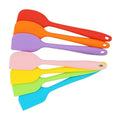 Small Heat Resistant Silicone Spatula Scrapers with Solid Stainless Steel Core for Home Kitchen Mixing Cooking Baking