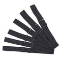10Pcs/Lot Adjustable Elastic Band for Wigs Black 2.5/3.5cm Size Hair Tools Accessories Wraps Edges Elastic Hair Headbands