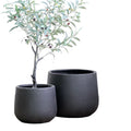Modern Design Outdoor Cement Fiberglass Big Size Garden Planter for Garden Decor