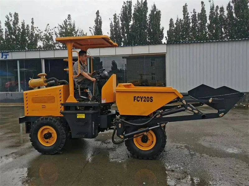 CE EPA 1ton 2ton 3ton 4 Wheel Drive Dumper Loader Dumper Power Wheel  Agricultural Dumper Four Wheel