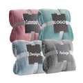 Wholesale Custom Photo Printed Fleece Throw Blanket With Logo Best Selling Customized Queen Size Blankets