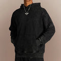 Heavy Plain Custom Heavyweight Distress Oversized Blank Stone Acid Vintage Wash Hoodie