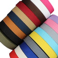 Wholesale in Stock Striped Twill Embroidered Eco-friendly 100% Cotton Webbing Strap