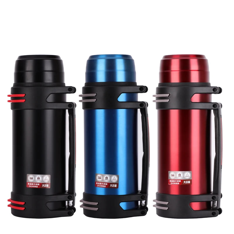 [JT-P2000]Outdoor Double Wall Stainless Steel Vacuum Insulated Travel Pot Drink Bottle Custom logo Large Water Bottle Thermos