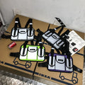 Custom Reflective Adjustable Fashion Leisure Hiking Daypack Chest Front Pocket Bag with Earphone Hole Design