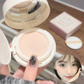Private Label Double Layer 2-in-1 Setting Powder Cushion Moisturizing Concealer Brightening Air Cushion Gege BB Cream Makeup