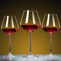 Extra Large Stemmed Wine Glasses Crystal Glass Burgundy Thin Stem Red Wine Glass for Valentine's Day Anniversary