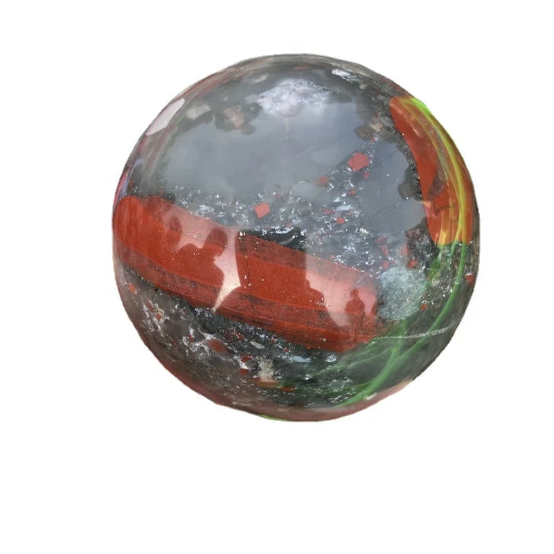 Wholesale Natural Polished Stone Crystal Ball African Blood Stone Spheres For Decorative