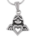 Angel Cremation Urn Stainless Steel Angel love Memorial Keepsake Casket Jewelry Cute Human Pendant Necklace Cremation Holder