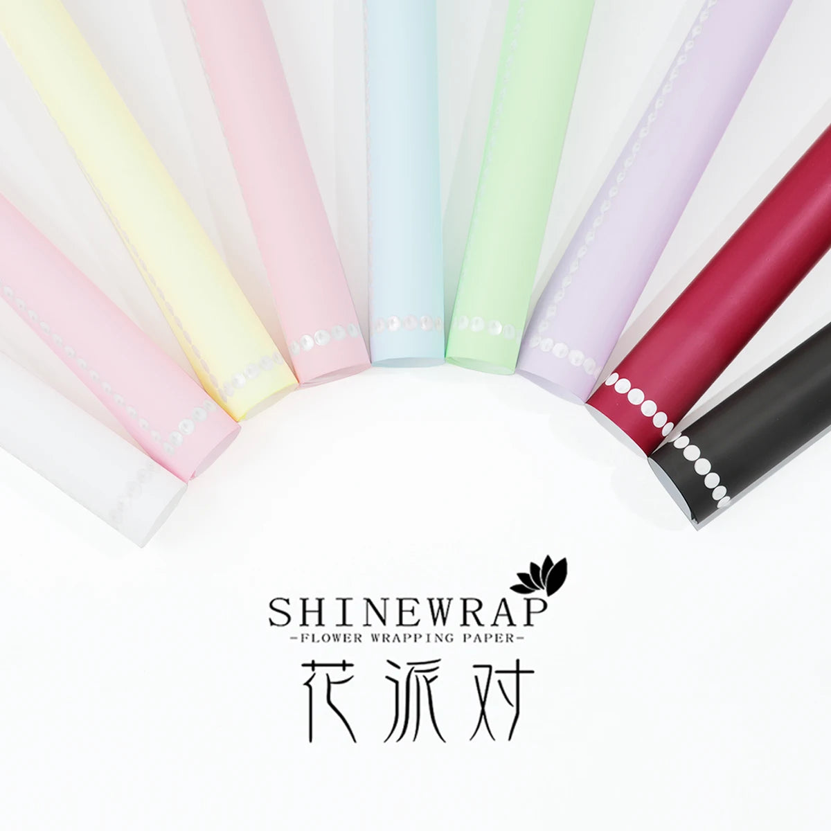 ZeXiang NEW HOT Origin Edge Floral Wraps Bouquet Packaging Paper Luxury South Korea Flower Packaging Paper