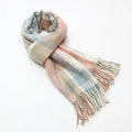 Women's Fashion Long Shawl Big Grid Winter Warm Lattice Large Scarf