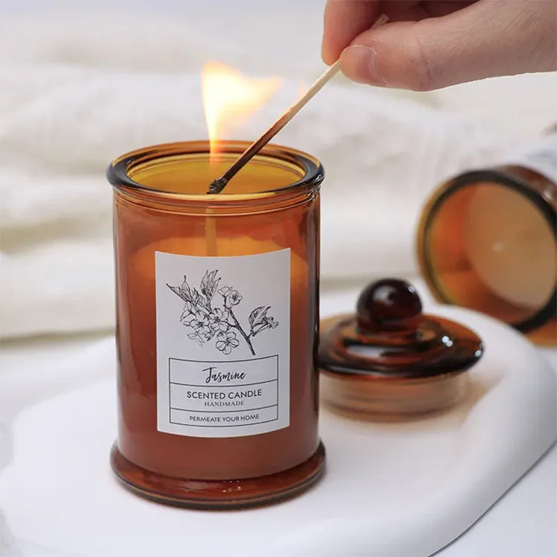 Luxury Soy Wax Handmade Scented Candles Custom Labels Popular Home Restaurant Festival Religious Decor New Easter Ramadan Bars