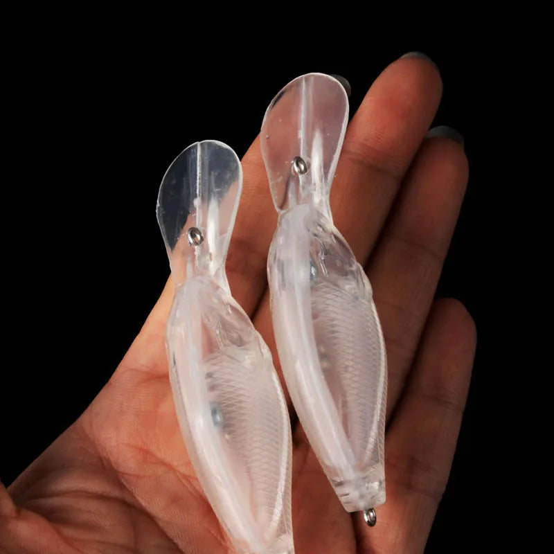 Crank Bait 3.46in 1/4oz Lure Blanks Unpainted CrankBait Unpainted Fishing Lure Blank
