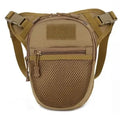 Motorcycle Tactical Multi-Purpose Polyester Zipper Drop Leg Waist Thigh Bag