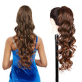 Julianna 28" Loose Curls Drawstring Ponytail Synthetic Hair Long Futura Fiber Afro Drawstring Ponytail Extension