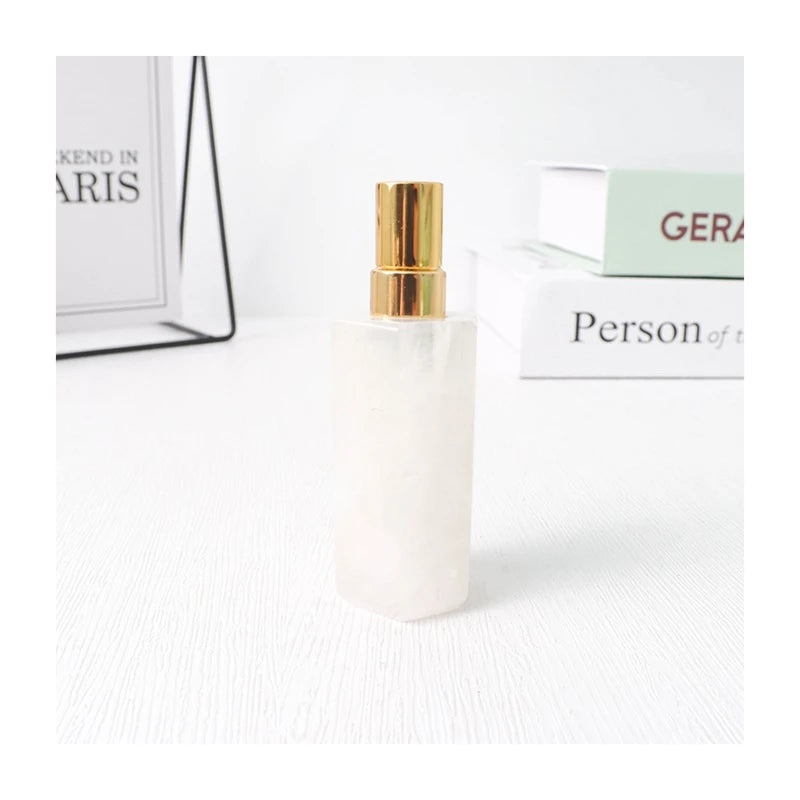 2025 10ml Square Clear Quartz Mini Perfume Spray Bottle for Perfume Women Gift