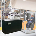 48V 240Ah Lithium Forklift Battery 51.2V OEM LiFePO4 Batteries for Industrial Electric Forklift Tractor