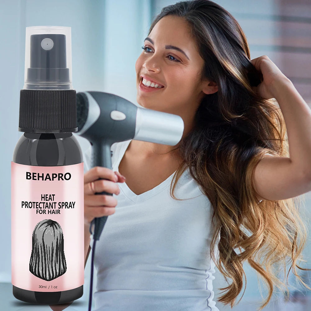 Customized Travel Size Hair Detangler Spray Hair Strengthening Silkening Mist Hair Spray Heat Protection Spray