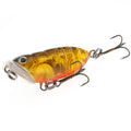 BUGGI POPPER 40mm 4g Topwater Fishing Lure  Floating Hard Plastic Popper Bait for Bass & Saltwater Game Fish