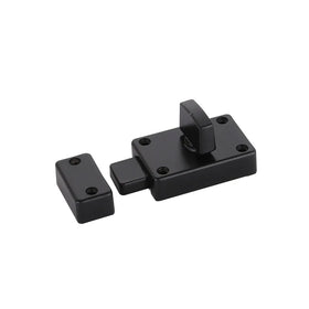Zinc Alloy Modern Shower Glass Door Lock with Sliding Door Protection Indicator Latch Easy Installation 1 Year Warranty