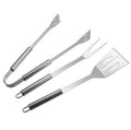 BBQ Grill Accessories Set Stainless Steel Portable Barbecue Tools Heat Resistant Kitchen Cooking Spatula Set Shovel Fork Clamp