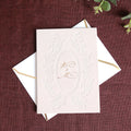 Custom Blind Foil Logo Velvet Invitations With Envelope Luxury Design Handmade Velvet Hardcover Wedding Invitation Cards