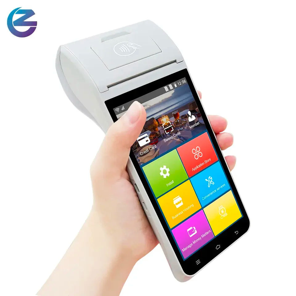 Z91 5.5INCH Android 11.0  Machine Handheld Pos Restaurant System Touch Screen Handheld Billing Machine Bus Ticket