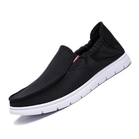 2026 Men's Old Beijing Cloth Shoes Breathable Ice Silk Casual Sneakers for Spring Summer Lightweight Pedal Canvas Walking Shoes