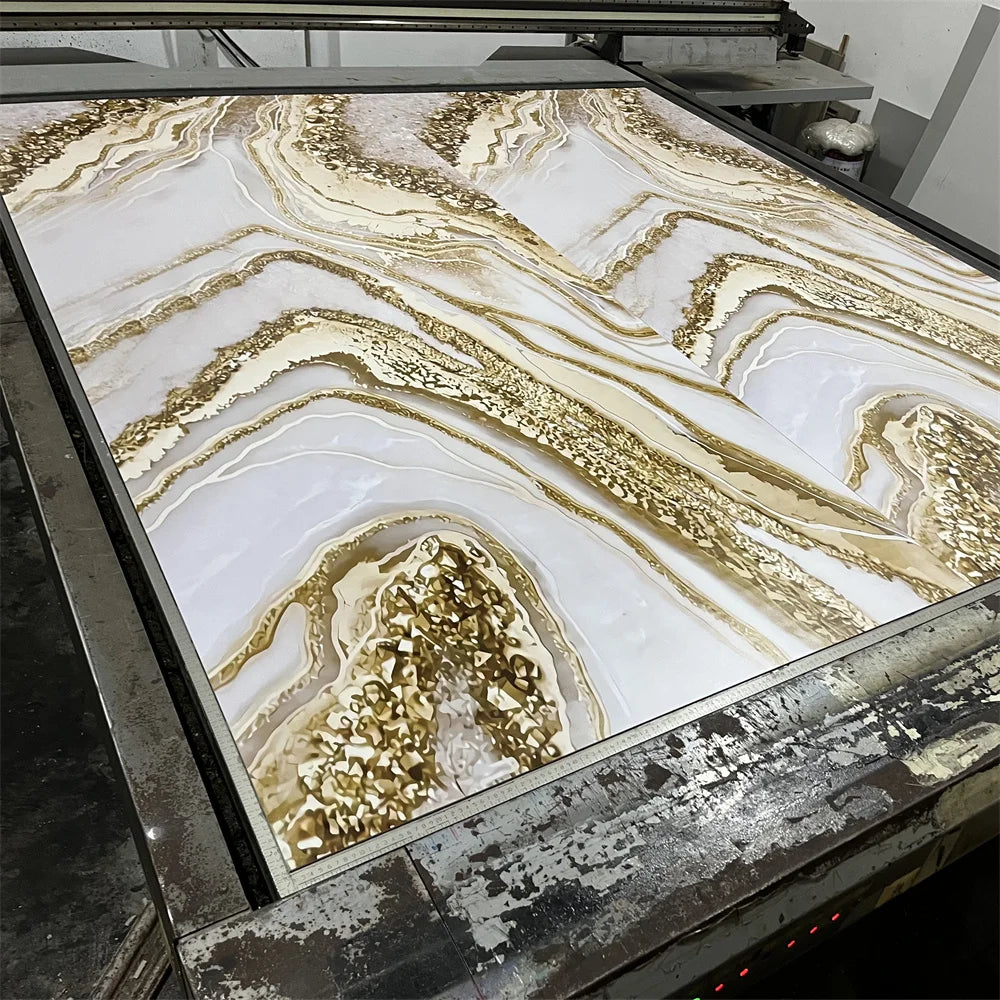 Marble Substitutes Pressed Uv Marble Board Plate Marble-like Uv Board Uv Board for Kitchen Cabinet