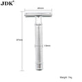 Mens Modern Double Edge Safety One Blade Shaver Razor Metal Handle Classical Shaving Razor