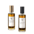 30ml/50ml/100ml Thick Bottom Clear Round Glass Perfume Bottle Pump Sprayer Screen Printing Long Spray Cosmetic Container Box