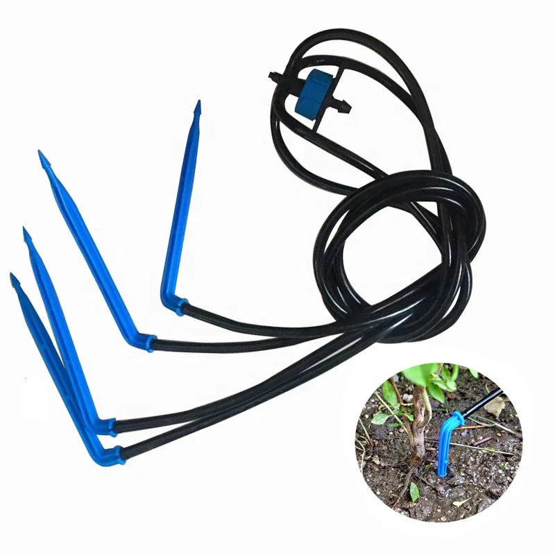 4 Way Drip Assembly 4 Way Drip Arrow With 4L or 8L Emitter for Greenhouse Pot Plants Micro Drip Irrigation System