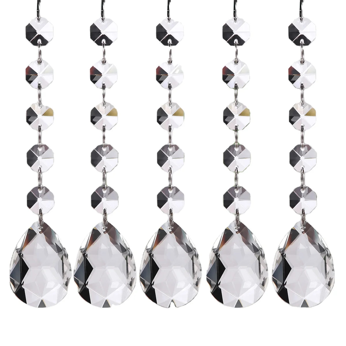 Clear Glass Crystal Ball Prism Pendant  for Gift Window Decorations for Home