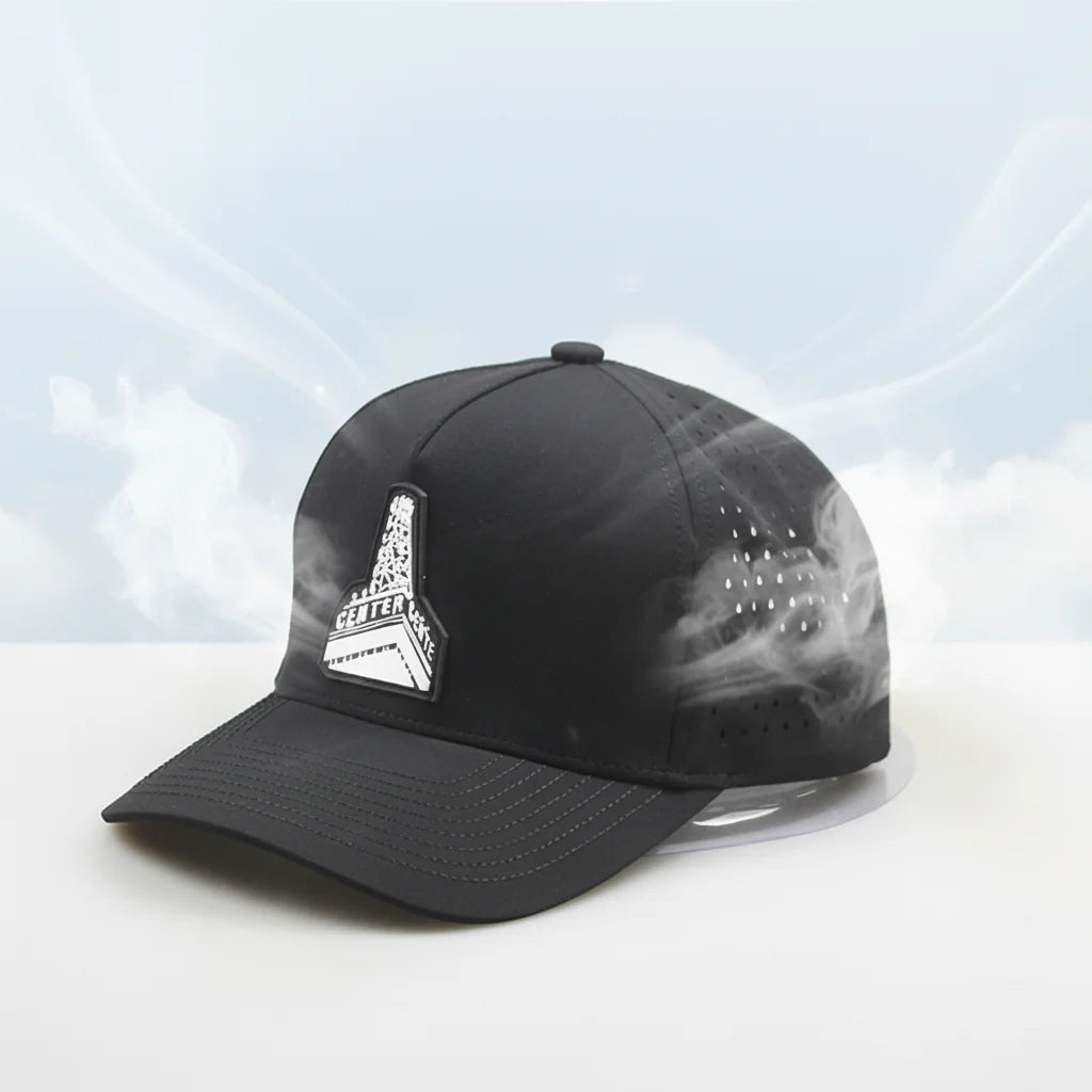 Laser Perforated Baseball Cap  Breathable Quick Dry Outdoor Sports Hat for Men Women