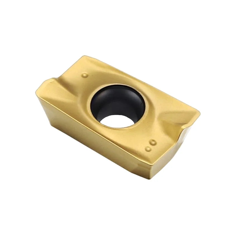 Zhuzhou Cnc Tungsten Carbide Mild Steel Processing Milling Inserts Indexable Cutting Milling Tools APMT 1604 1135 XDU  Yellow