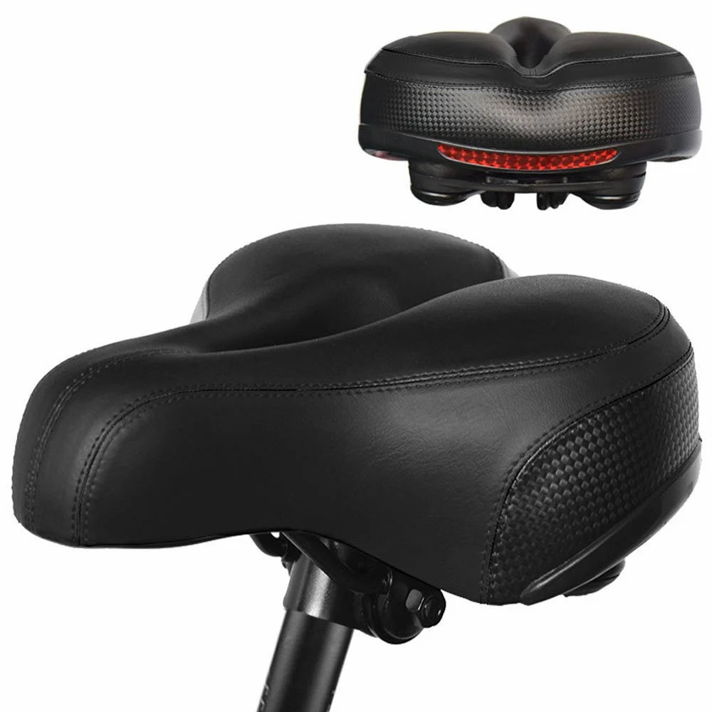 High-Density Memory Foam Bike Seat Soft Padded Bicycle Saddle Double Shock Absorbing Rubber Balls Replacement for Comfort Riding