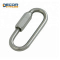 Widely Used Customizable Stainless Steel Accessories Hardware Products Wide Jaw Quick Link