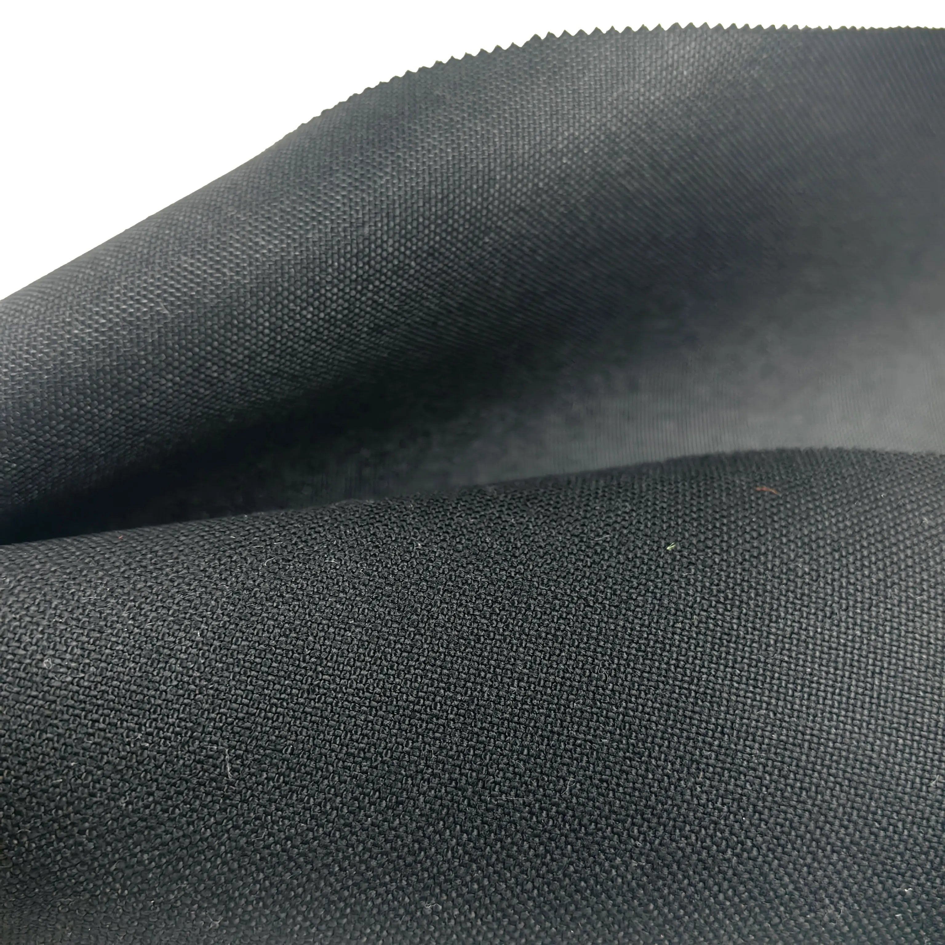 Tough Black 1000D/500D Cordura Nylon PU Coated Woven Ballistic Fabric for Waterproof Backpacks & Vests