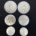 Wholesale Crystal Rough Stone Selenite Slab Plaster White Selenite Round Slice for Gift