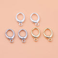 Classic 925 Sterling Silver Oval Spring Clasps With Loop Bracelet Tail Clasp Handmade Necklace Jewelry Accessories Wholesale