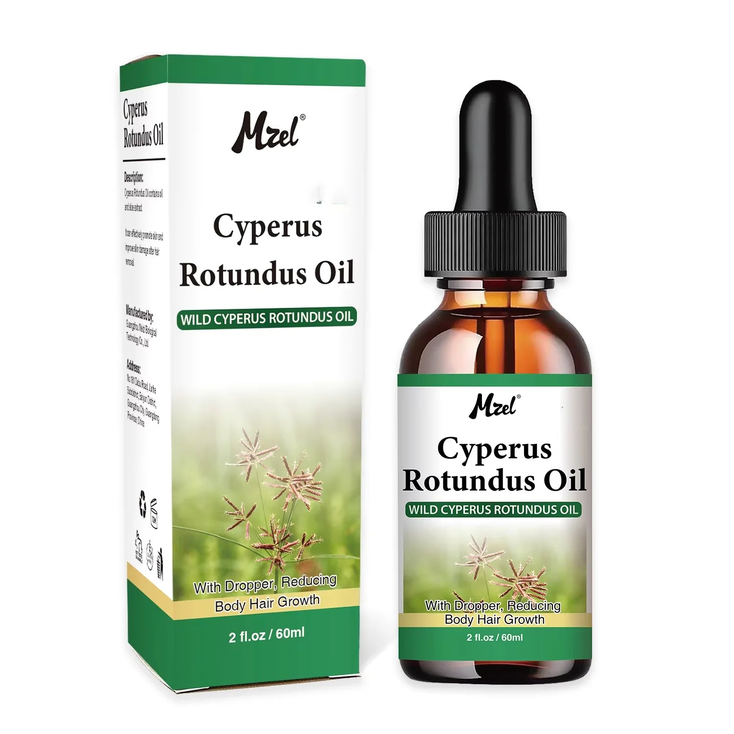 Private Label Natural Cold Pressed Cyperus Rotundus Oil for Hair Removal