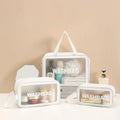 Factory Customized PVC Zipper USB Large Capacity Lightweight Waterproof Durable Fashion Women's Travel Cosmetic Storage Bag
