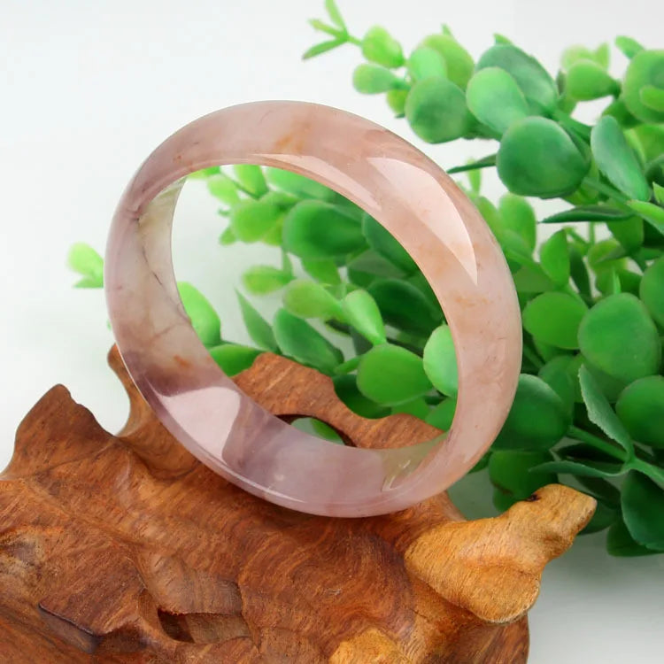 Wholesale High Quality Natural Stone Bracelet Purple Jade Bangle Bracelet for Women