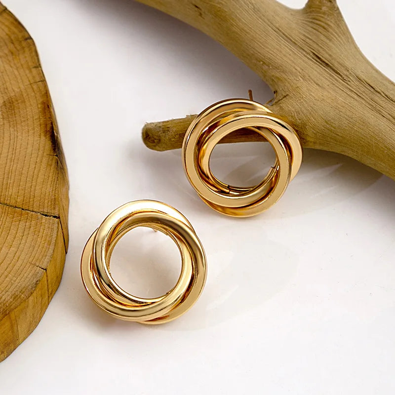 Fashion Gold Drop Earrings for Jewelry Display for Retail Shop Wholesale N910256